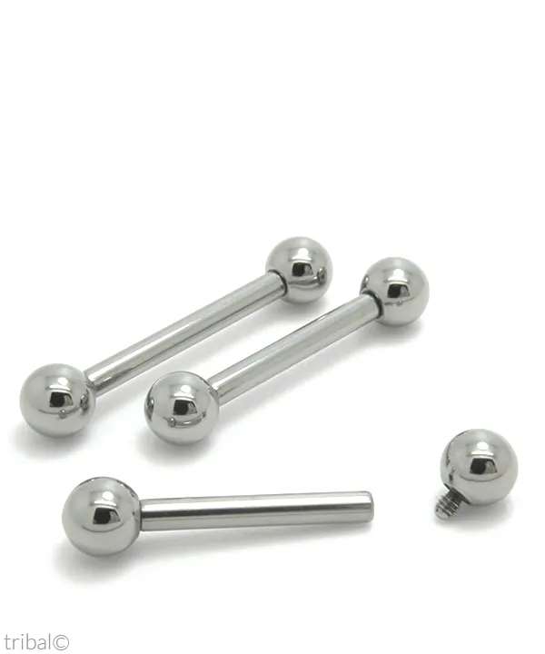 Piercing Mamilo Rosca Interna Titânio